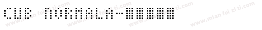 Cub NormalA字体转换